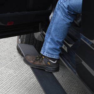 Ford Bronco VoltStep Electric Running Board Kit - Go Rhino - Textured Black - `21-`24