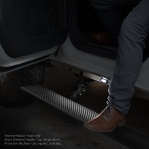 Ford Bronco Running Boards - Go Rhino - VoltStep Electric - Bedliner Coating - 0