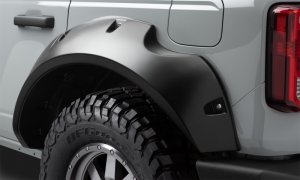 Ford Bronco Pocket Style Flares - Front + Rear - Bushwacker - Black - 2021