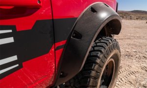 Ford Bronco Pocket Style Flares - Front + Rear - Bushwacker - Black - 2021