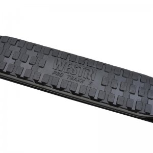 Ford Bronco Nerf Step Bars - Westin - PRO TRAXX 5 Oval - Textured Black - `21-`22