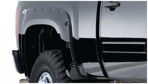 Ford Bronco Classic Fender Flares - Rear - Bushwacker - Cutout Style - Black - `84-`90