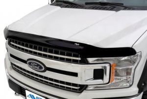 Ford Bronco Classic Hood Shield - AVS - High Profile Bugflector II - Smoke - `82-`86