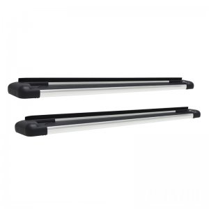 Ford Bronco Running Boards - Westin - SG6 LED - Polished Aluminum - `21-`23