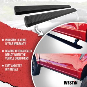 Ford Bronco Running Boards - Westin - Pro-e - Textured Black