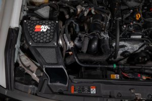 Ford Bronco Performance Air Intake System - K&N Engineering - DRYFLOW - 2.3L - `21-`23