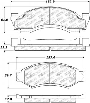 Ford Bronco Street Brake Pads - StopTech Brakes