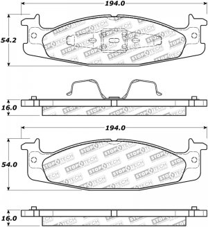Ford Bronco Street Brake Pads - StopTech Brakes