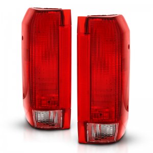 Ford Bronco Classic Taillight - ANZO - OE Replacement - Red/Clear - `92-`96
