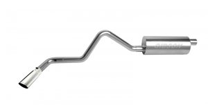 Ford Bronco Classic Cat-Back Single Exhaust - Gibson - Aluminized - 5.0L - `87-`93