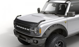 Ford Bronco Hood Deflector - Aeroskin - Smoke - Auto Ventshade