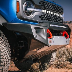 Ford Bronco Front Bumper - Front - ARB - Non-Winch, Wide Body - Integrit black - 2021