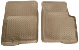 Ford Bronco Classic Front Floor Liners - Front - Husky Liners - Classic Style - Tan - `80-`96