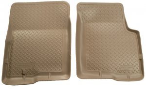 Ford Bronco Classic Front Floor Liners - Front - Husky Liners - Classic Style - Tan - `80-`96