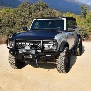 Ford Bronco Light Bar Mount Kit - Overhead - Westin - XTS - Textured Black - `21-`23