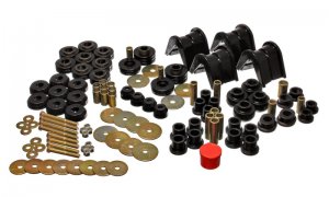 Ford Bronco Classic Hyper-Flex Master Bushing Set - Energy Suspension - Black - `66-`77