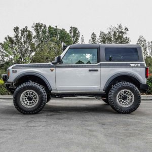 Ford Bronco Pinch Weld Covers - Westin - XTS - Textured Black - `21-`23