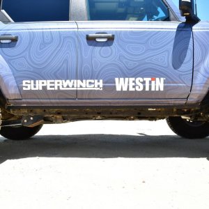 Ford Bronco Pinch Weld Covers - Westin - XTS - Textured Black - `21-`23