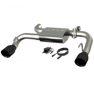 Ford Bronco Axle Back - QTP - Screamer - Black - `21-`24