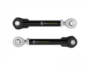 Ford Bronco Tubular Rear Upper Link Kit - Rear - ICON - Adj - Black - 2021