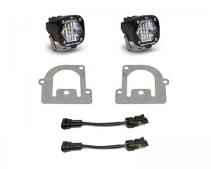 Ford Bronco Sport Fog Light Pocket Kit - Baja Designs - S1 WC LED - Clear - 2021