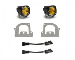 Ford Bronco Sport Fog Pocket Light Kit - Baja Designs - S1 WC LED - Amber - 2021