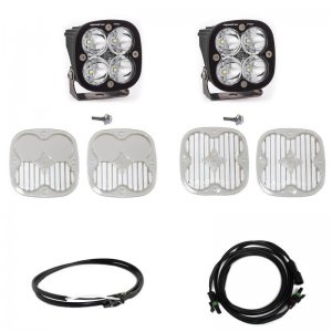 Ford Bronco A Piller Light Kit - Baja Designs - Squadron Pro Spot w/Upfitter - 2021