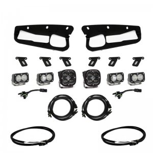 Ford Bronco Fog Light Pocket Kit - Baja Designs - SAE - Clear - 2021