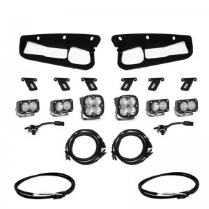 Ford Bronco Fog Pocket Kit - Baja Designs - Pro w/Upfitter - 2021