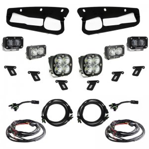 Ford Bronco Fog Pocket Light Kit - Baja Designs - S2 SAE Sportsmen - Clear - `21-`22