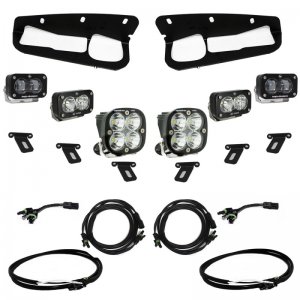 Ford Bronco Fog Pocket Light Kit - Baja Designs - S2 SAE Pro - Clear - `21-`22