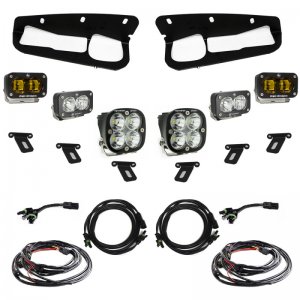 Ford Bronco Fog Pocket Light Kit - Baja Designs - S2 SAE Sportsmen - Amber - `21-`22