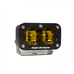 Ford Bronco Fog Pocket Light Kit - Baja Designs - SAE Pro S2 - Amber - `21-`22