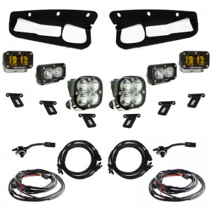 Ford Bronco Fog Pocket Light Kit - Baja Designs - S2 SAE Pro - Amber - `21-`22