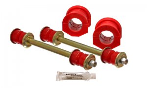 Ford Bronco Classic Sway Bar Bushing Set - Front - Energy Suspension - Red - `95-`97