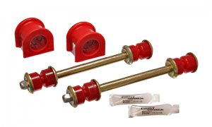 Ford Bronco Classic Sway Bar Bushing Set - Front - Energy Suspension - Performance - Red - `98-`01