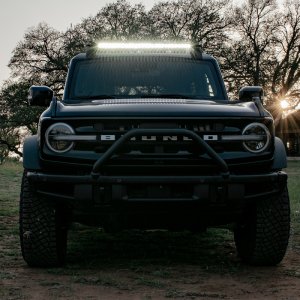 Ford Bronco Roof Rack Light Kit - Rigid Industries - SR Series - Black - 2021