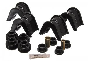Ford Bronco Classic C-Bushing Set - Energy Suspension - Black - `76-`77