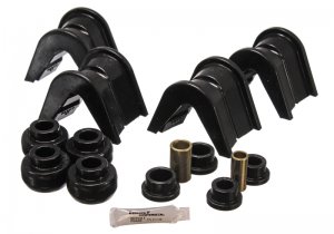 Ford Bronco Classic C-Bushing Set - Energy Suspension - Black - `76-`77