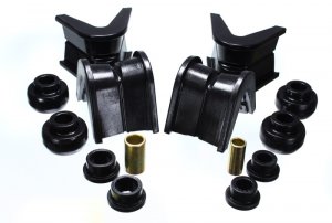 Ford Bronco Classic C-Bushings Set - Energy Suspension - 7 Deg Offset - Black - `76-`77