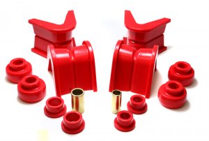 Ford Bronco Classic C-Bushings - Energy Suspension - 7 Deg Offset - Red - `76-`77