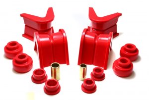 Ford Bronco Classic C-Bushings - Energy Suspension - 7 Deg Offset - Red - `76-`77