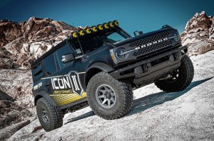 Ford Bronco Coilover Kit - Front - ICON - 2.5 Series RR, Adjustable, Remote Reservoir w/ CDXS - `21+