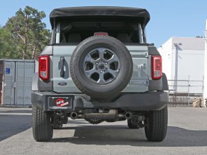 Ford Bronco Exhaust Cat Back - aFe - Vulcan - Carbon - L4-2.3L (t)/V6-2.7L (tt) - `21-`24