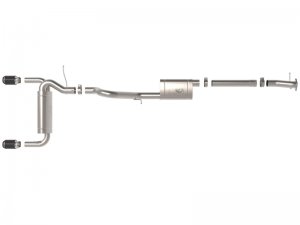 Ford Bronco Exhaust Cat Back - aFe - Vulcan - Carbon - L4-2.3L (t)/V6-2.7L (tt) - `21-`24