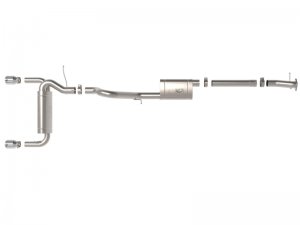 Ford Bronco Exhaust Cat-Back - aFe - Vulcan - Polished - L4-2.3L (t) / V6-2.7L (tt) - `21-`24