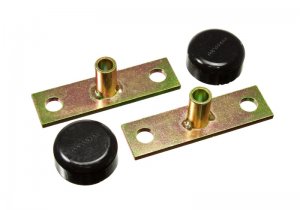 Ford Bronco Classic Tailgate Bushing Set - Energy Suspension - Black - `66-`77