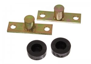Ford Bronco Classic Tailgate Bushing Set - Energy Suspension - Black - `66-`77