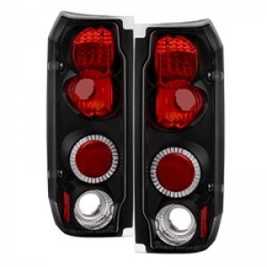 Ford Bronco Classic Tail Light Set - SPYDER - Euro Style - Black - `88-`96
