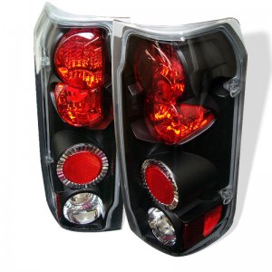 Ford Bronco Classic Tail Light Set - SPYDER - Euro Style - Black - `88-`96